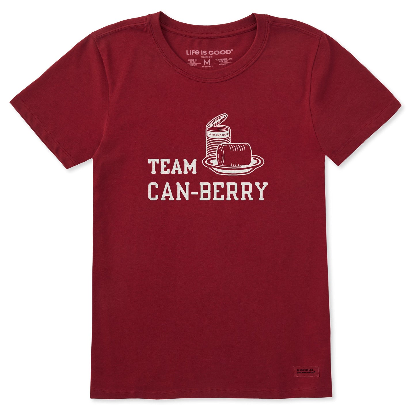Women's Team Can-Berry Short Sleeve Crusher Tee