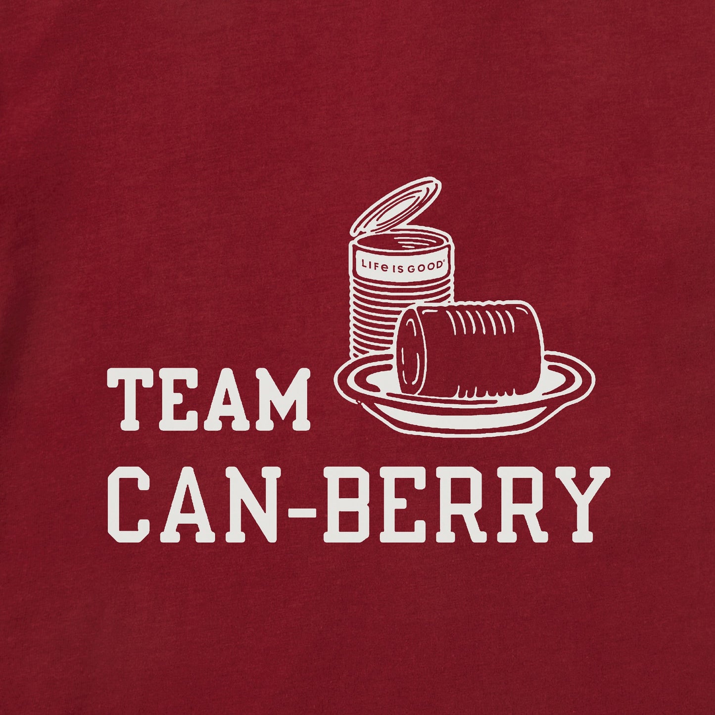 Toddler Team Can-Berry Short Sleeve Crusher Tee