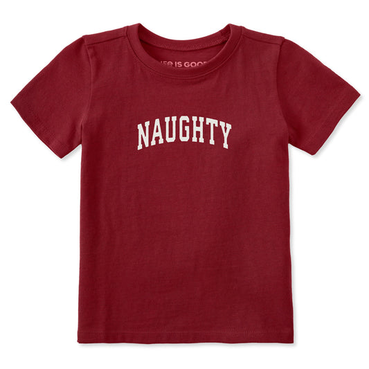 Toddler Naughty Arch Short Sleeve Crusher Tee