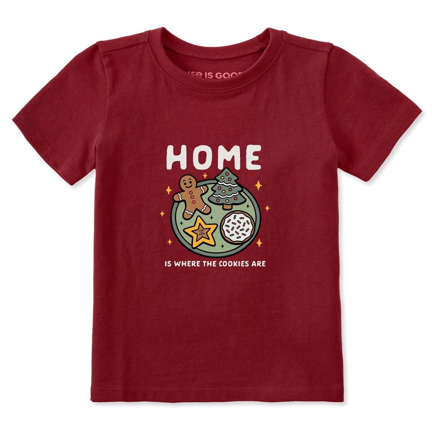 Toddler Home is Where the Cookies Are Short Sleeve Crusher Tee