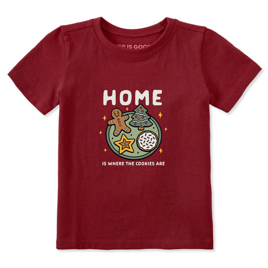 Toddler Home is Where the Cookies Are Short Sleeve Crusher Tee