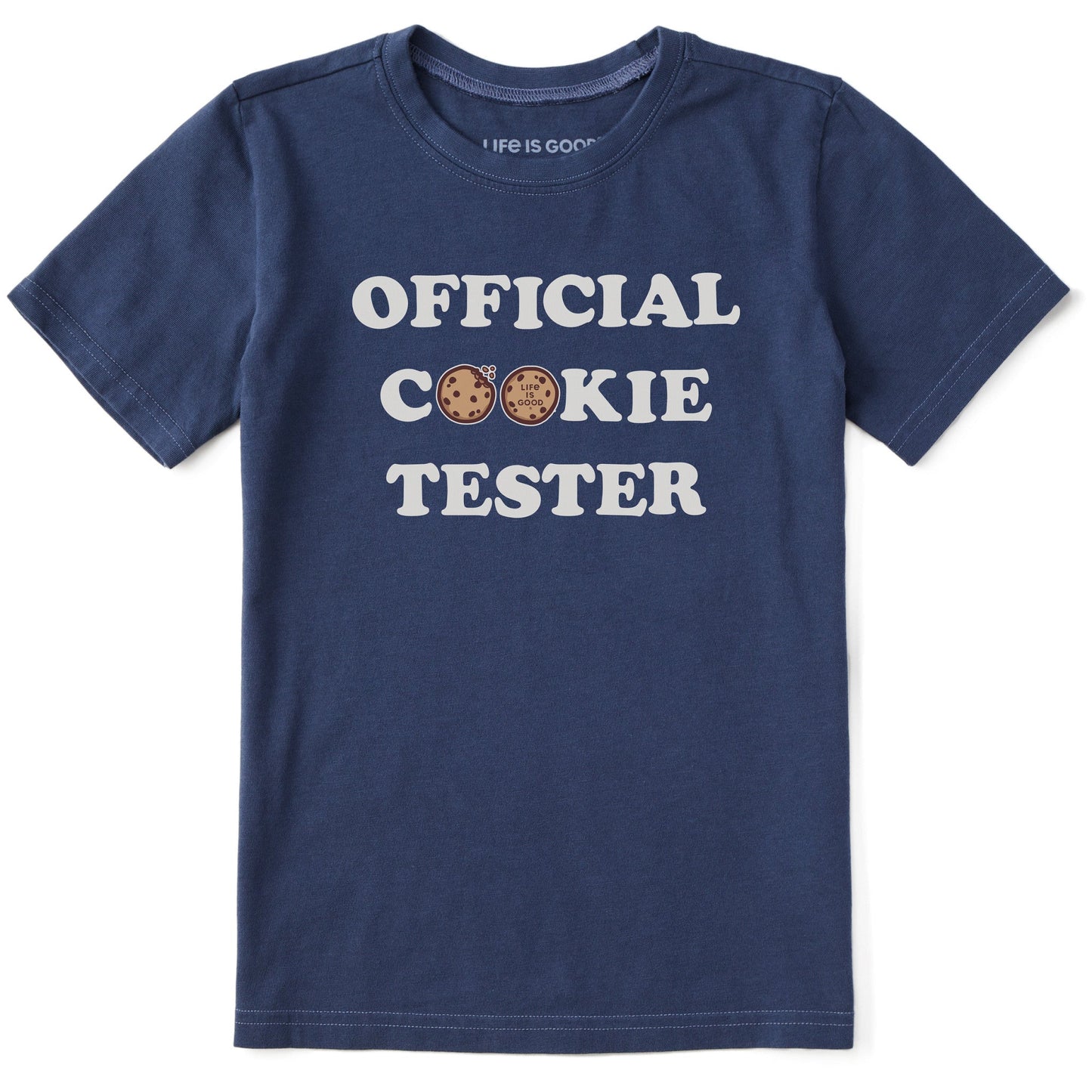 Kids Official Cookie Tester Short Sleeve Crusher Tee