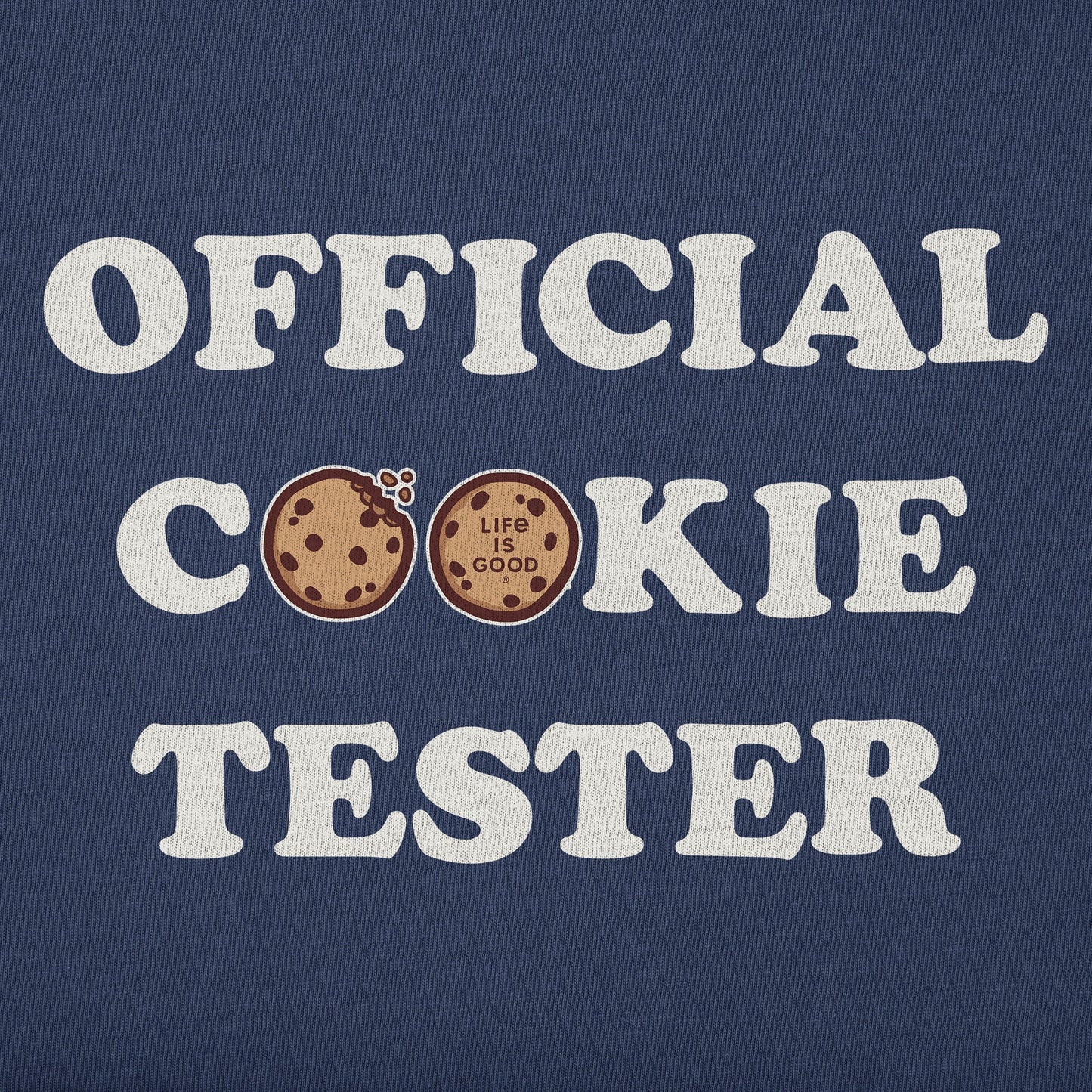 Kids Official Cookie Tester Short Sleeve Crusher Tee