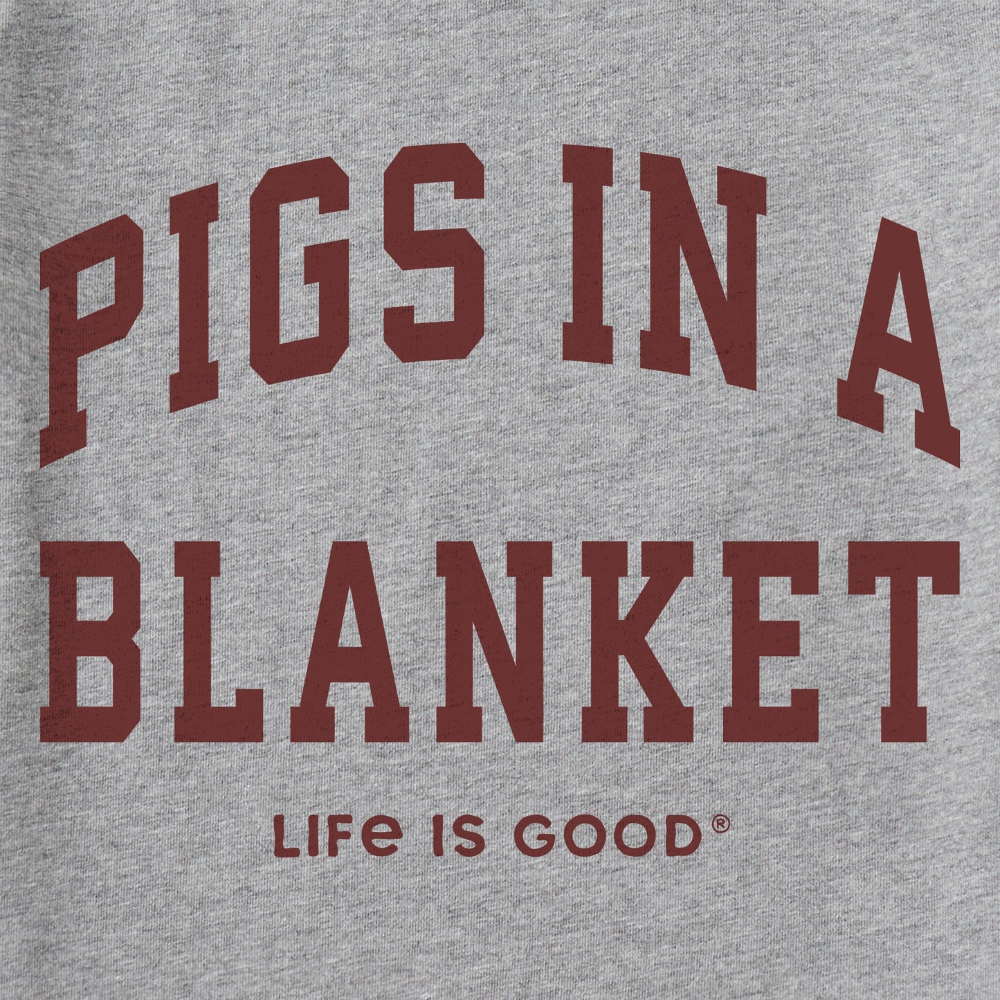 Kids Pigs in a Blanket Arch Long Sleeve Crusher Tee