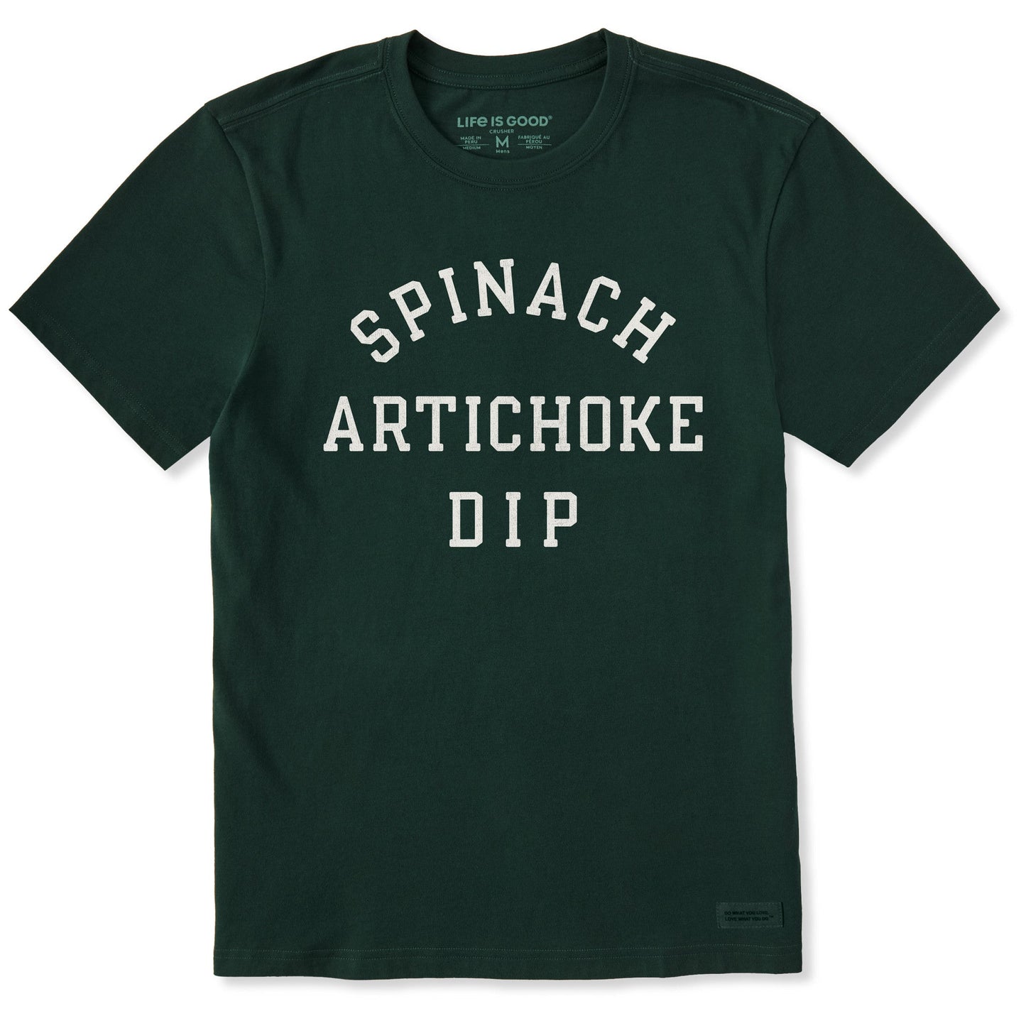 Men's Spinach Artichoke Dip Short Sleeve Crusher Tee