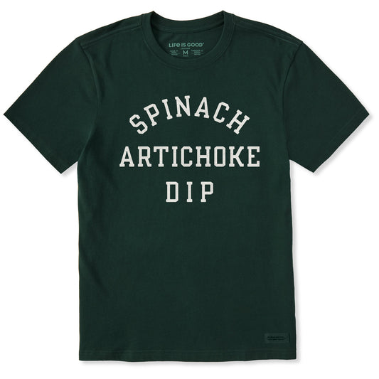 Men's Spinach Artichoke Dip Short Sleeve Crusher Tee