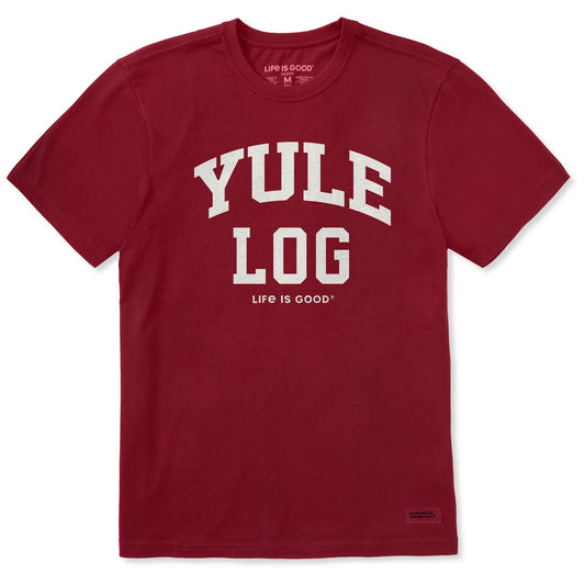 Men's Yule Log Arch Short Sleeve Crusher Tee