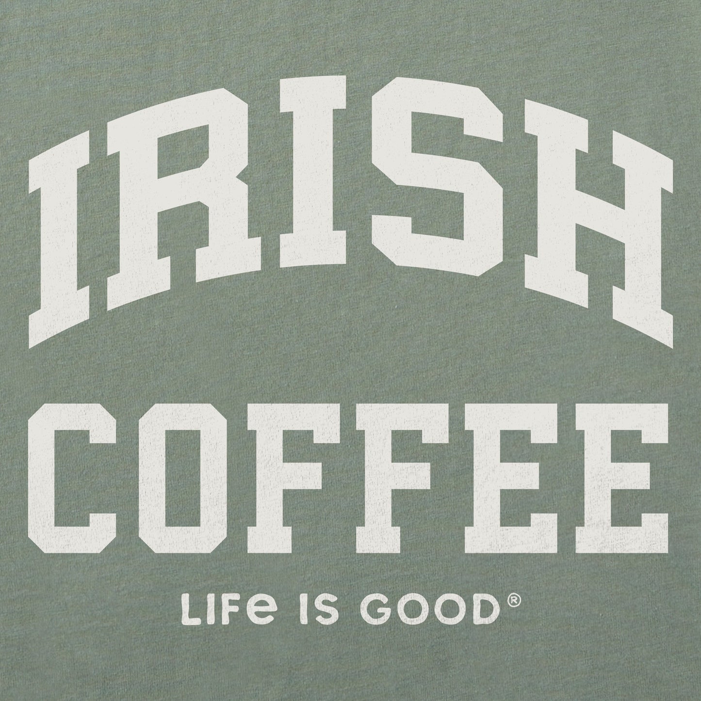 Men's Irish Coffee Arch Long Sleeve Crusher Tee