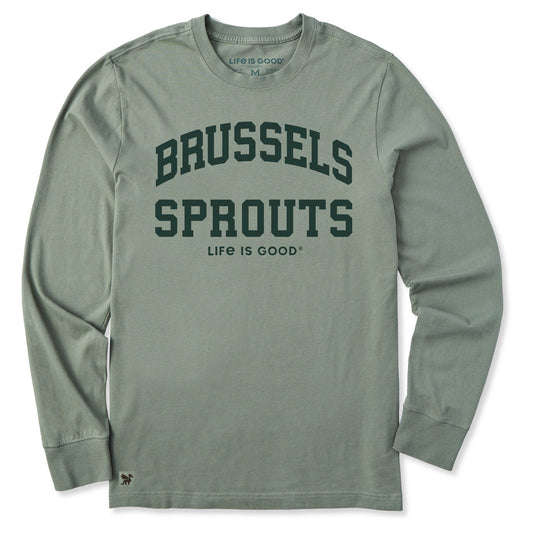 Men's Brussels Sprouts Arch Long Sleeve Crusher Tee