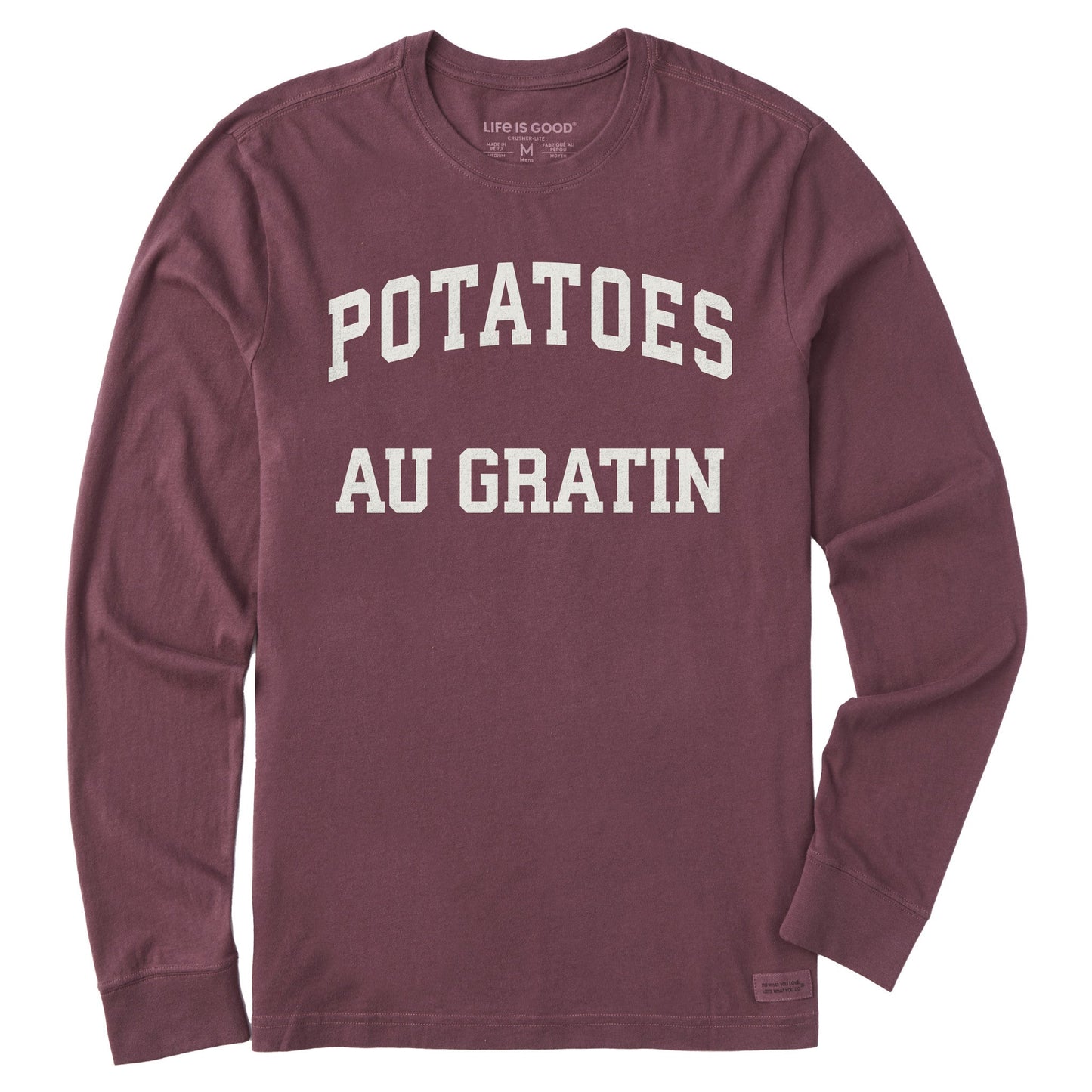 Men's Potatoes Au Gratin Arch Long Sleeve Crusher Tee