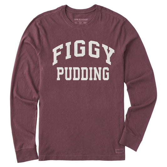 Men's Figgy Pudding Long Sleeve Crusher Tee