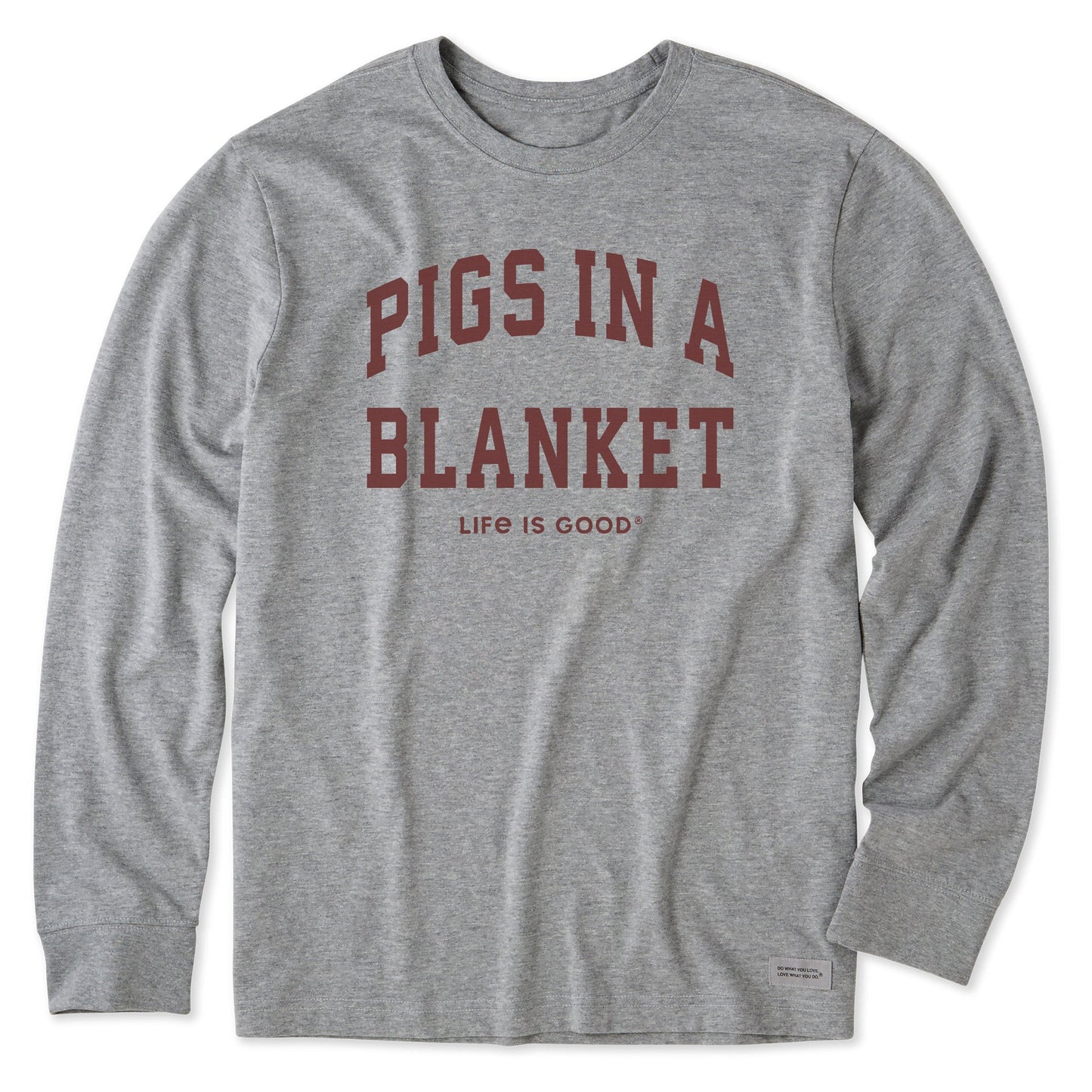 Men's Pigs in a Blanket Arch Long Sleeve Crusher Tee