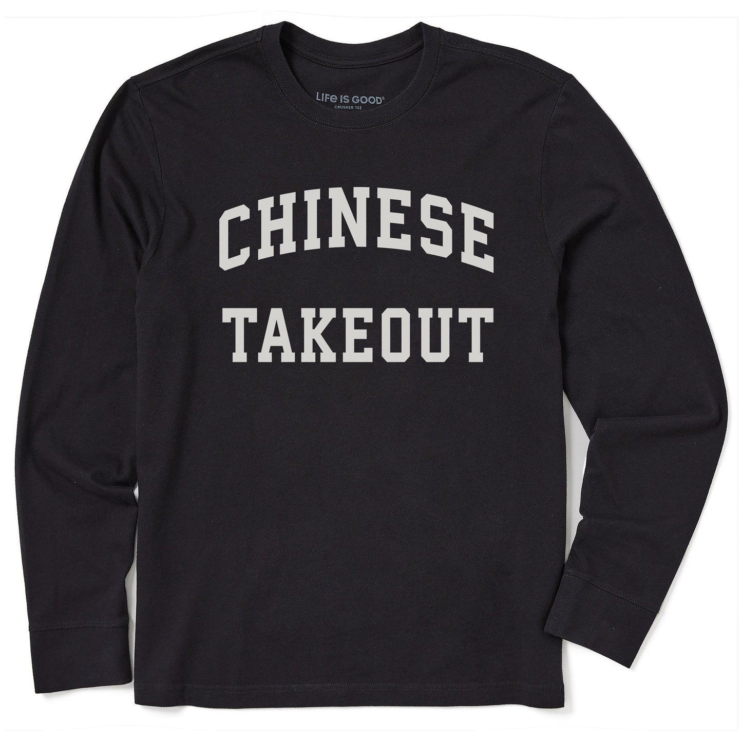 Men's Chinese Takeout Arch Long Sleeve Crusher Tee