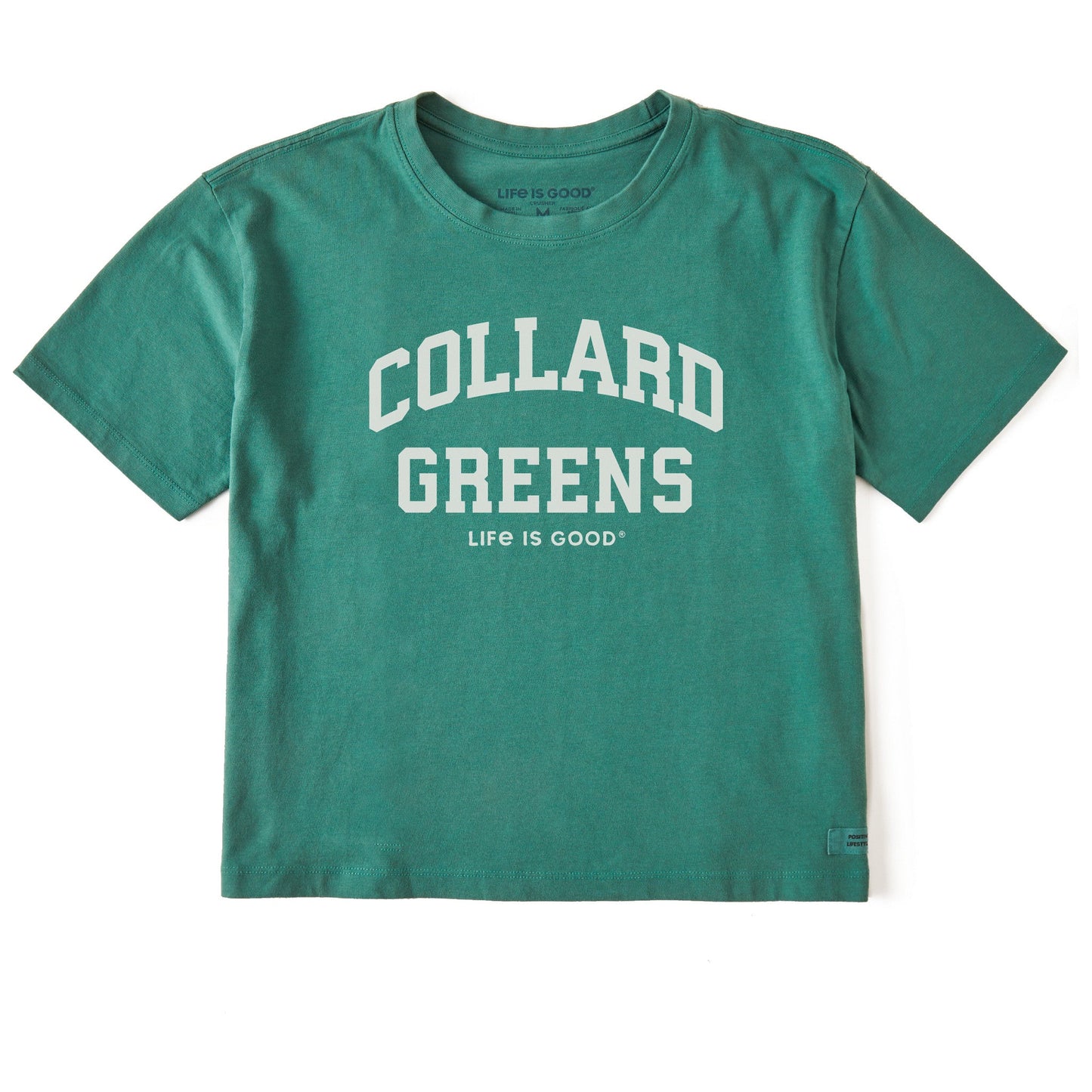 Women's Collard Greens Arch Short Sleeve Crusher Boxy Tee