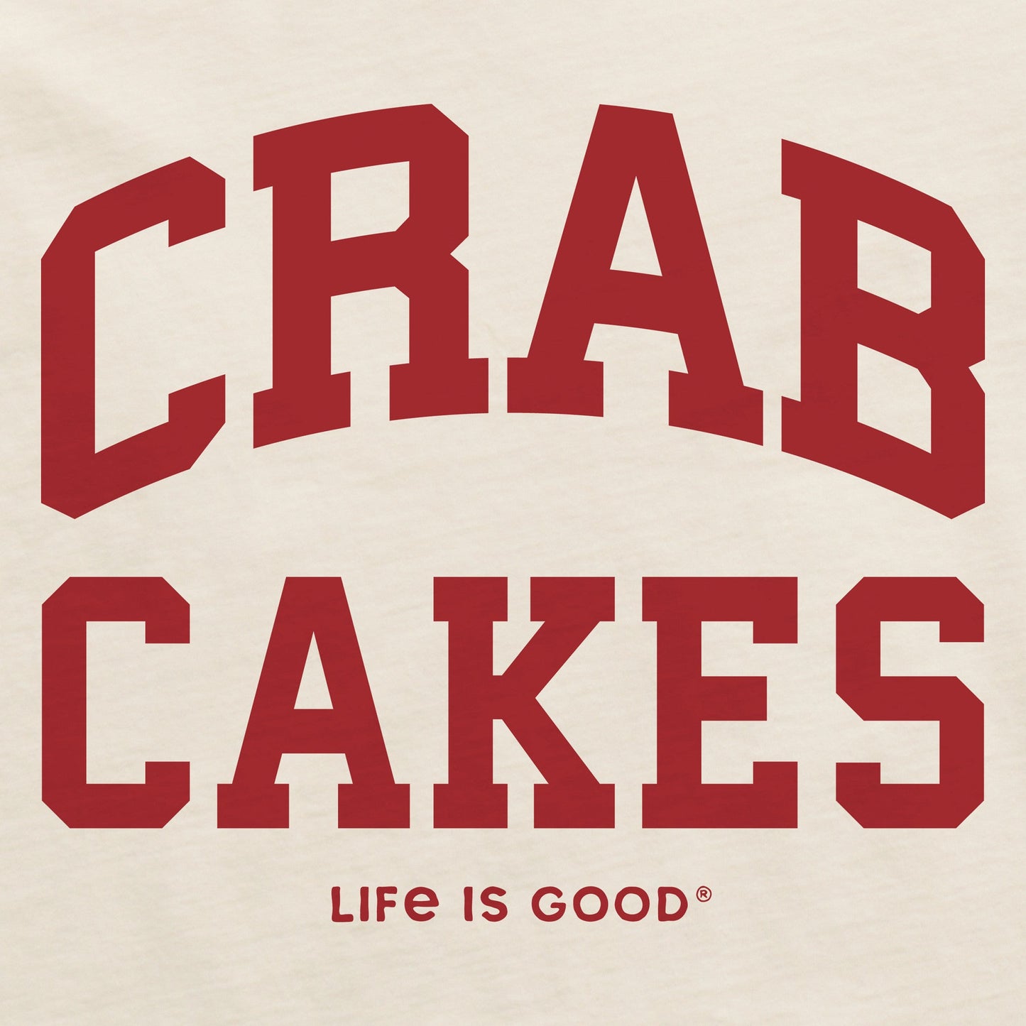 Women's Crab Cakes Arch Short Sleeve Crusher Boxy Tee