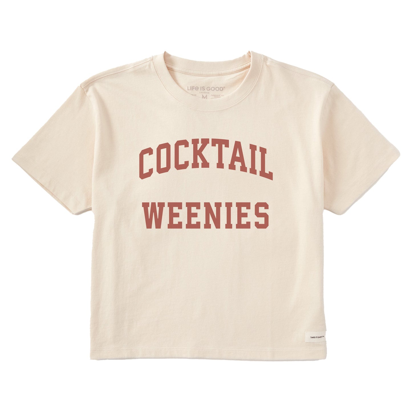 Women's Cocktails Weenies Arch Short Sleeve Crusher Boxy Tee