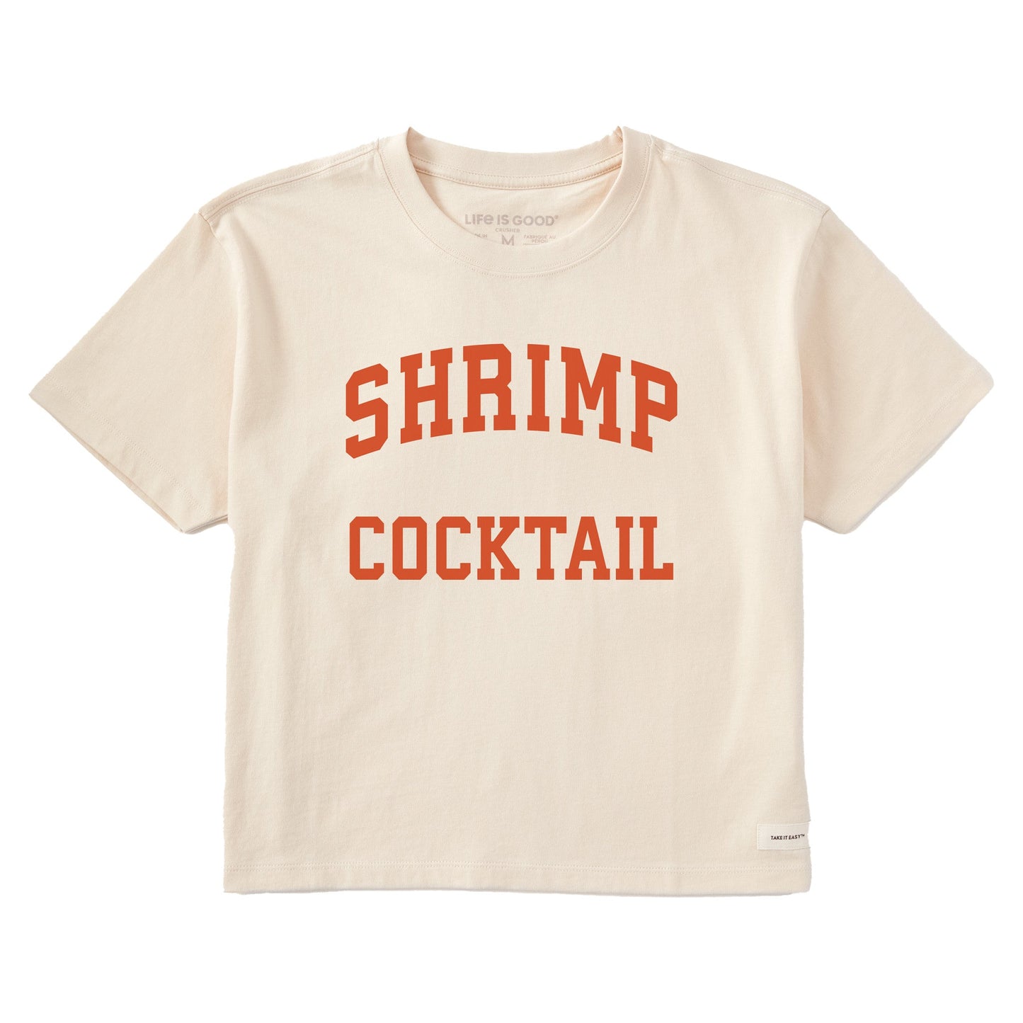 Women's Shrimp Cocktail Arch Short Sleeve Crusher Boxy Tee