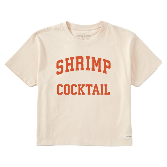 Women's Shrimp Cocktail Arch Short Sleeve Crusher Boxy Tee