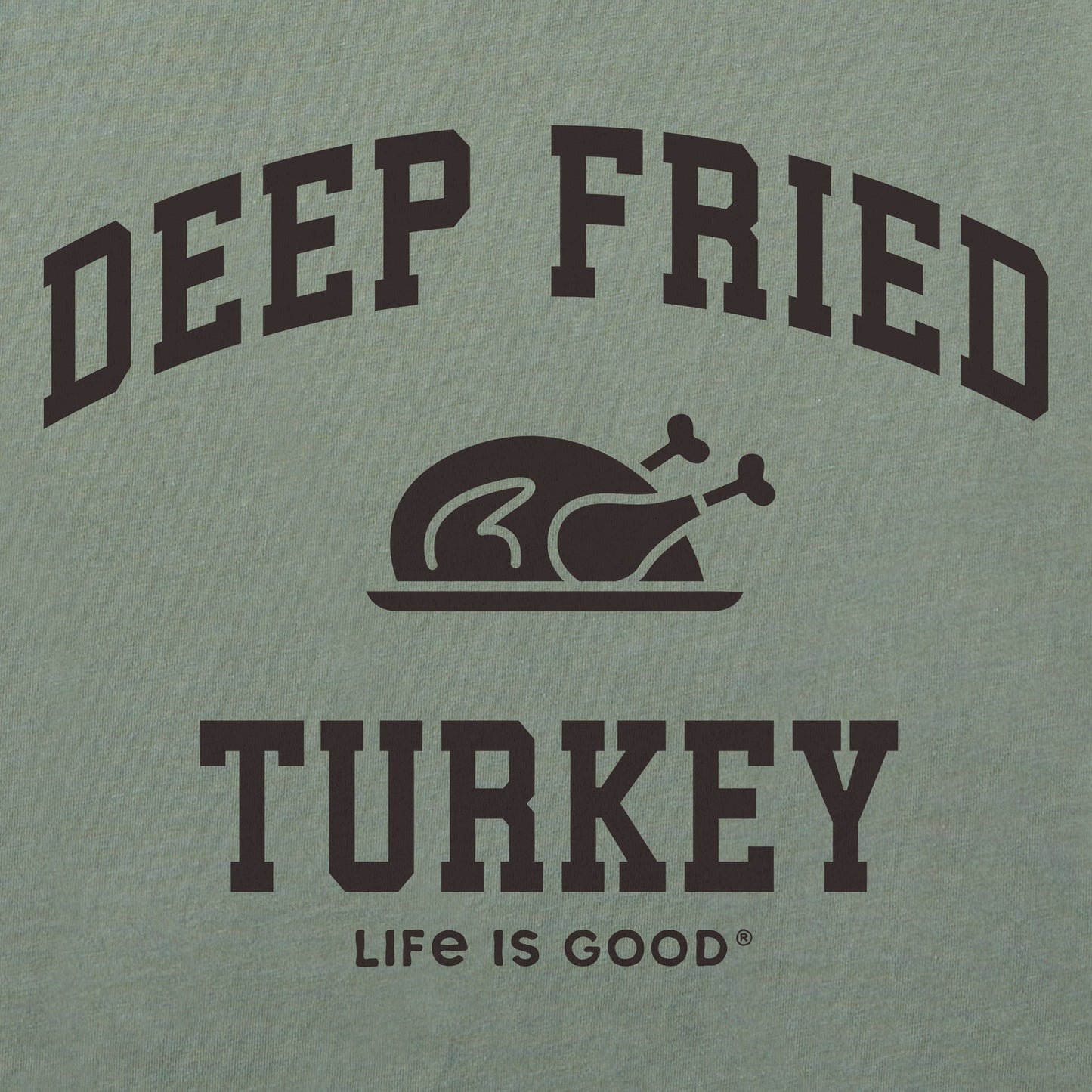 Women's Deep Fried Turkey Arch Short Sleeve Crusher Boxy Tee