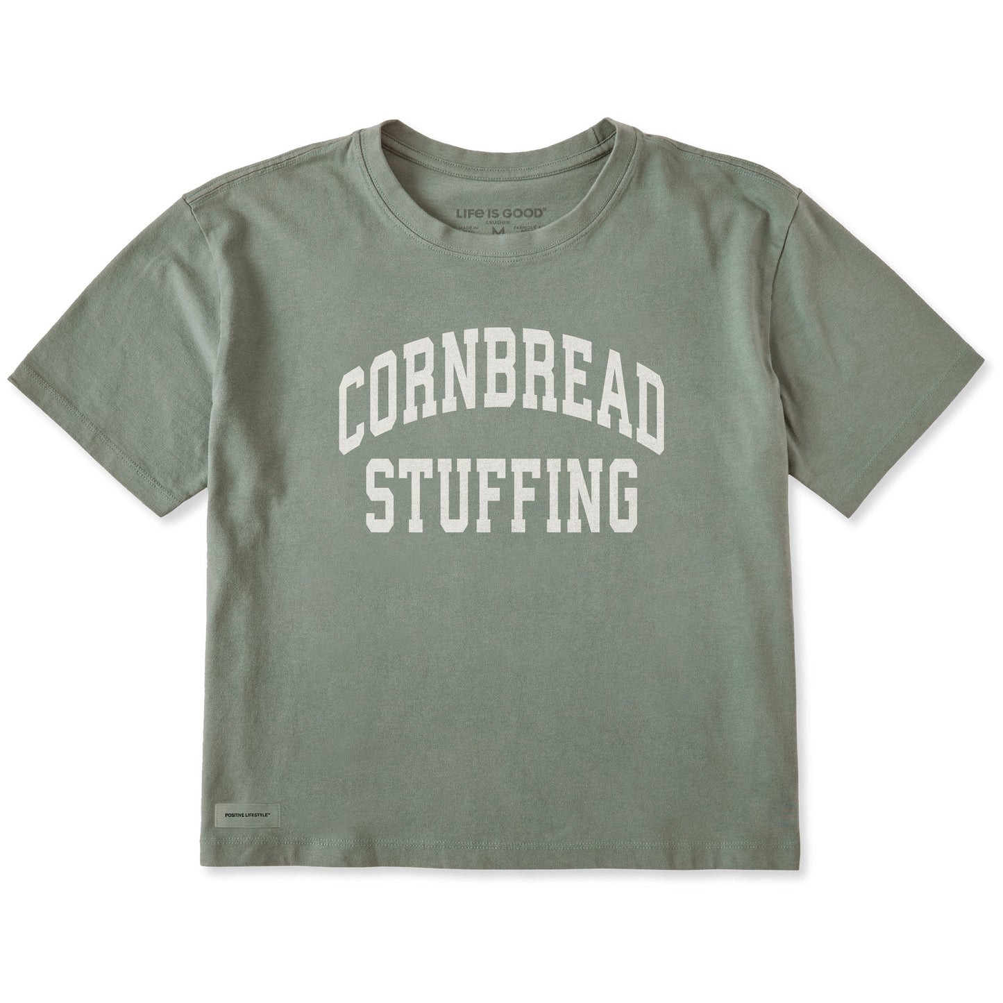 Women's Cornbread Stuffing Short Sleeve Crusher Boxy Tee