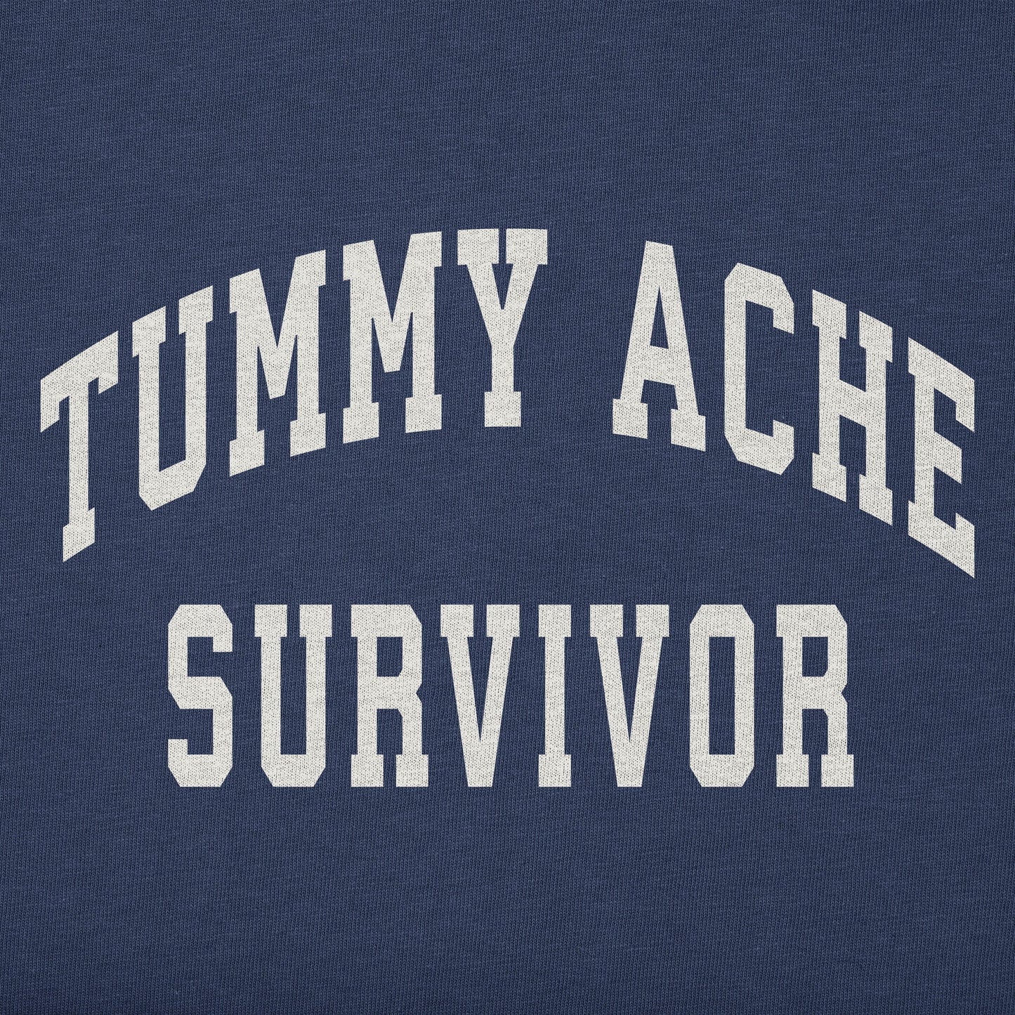 Women's Tummy Ache Survivor Arch Short Sleeve Crusher Boxy Tee