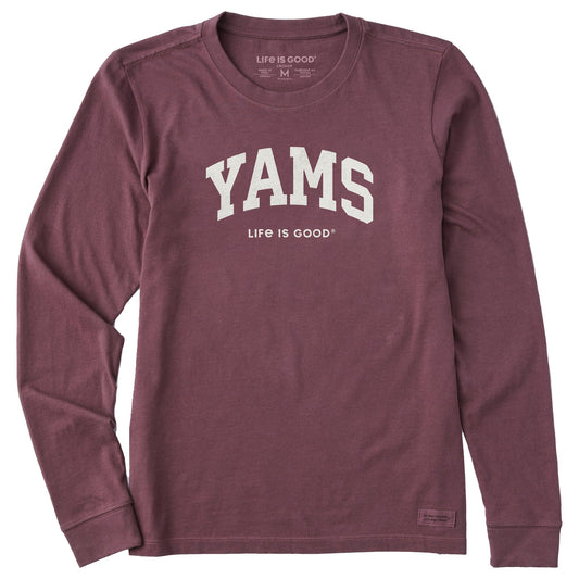 Women's Yams Arch Long Sleeve Crusher Tee