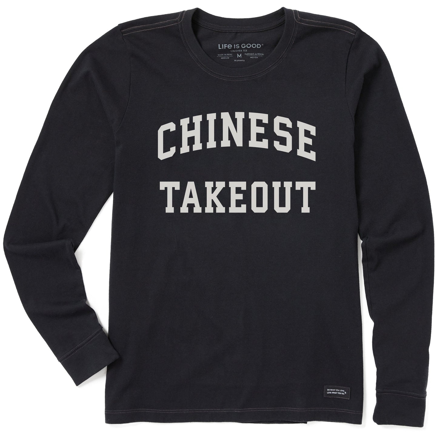 Women's Chinese Takeout Arch Long Sleeve Crusher Tee
