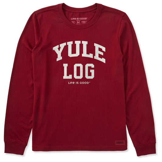 Women's Yule Log Arch Long Sleeve Crusher Tee
