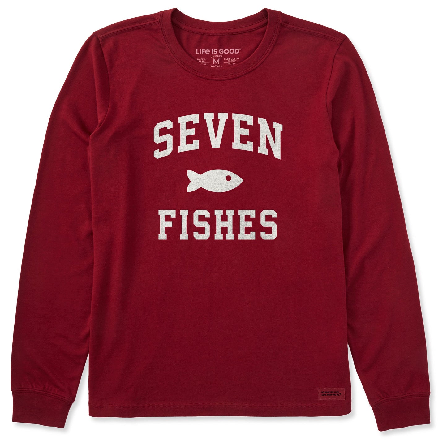 Women's Seven Fishes Arch Long Sleeve Crusher Tee