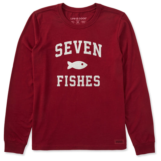 Women's Seven Fishes Arch Long Sleeve Crusher Tee