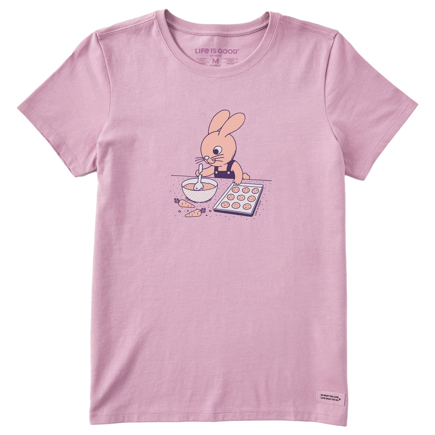 Women's Bunny Baking Short Sleeve Crusher Tee