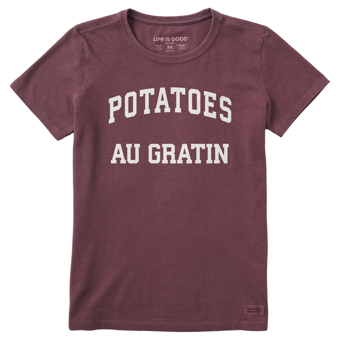 Women's Potatoes Au Gratin Arch Short Sleeve Crusher Tee