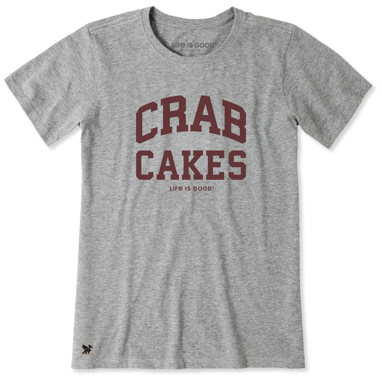 Women's Crab Cakes Arch Short Sleeve Crusher Tee