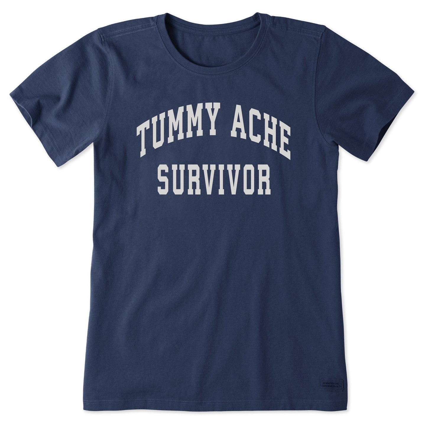 Women's Tummy Ache Survivor Arch Short Sleeve Crusher Tee