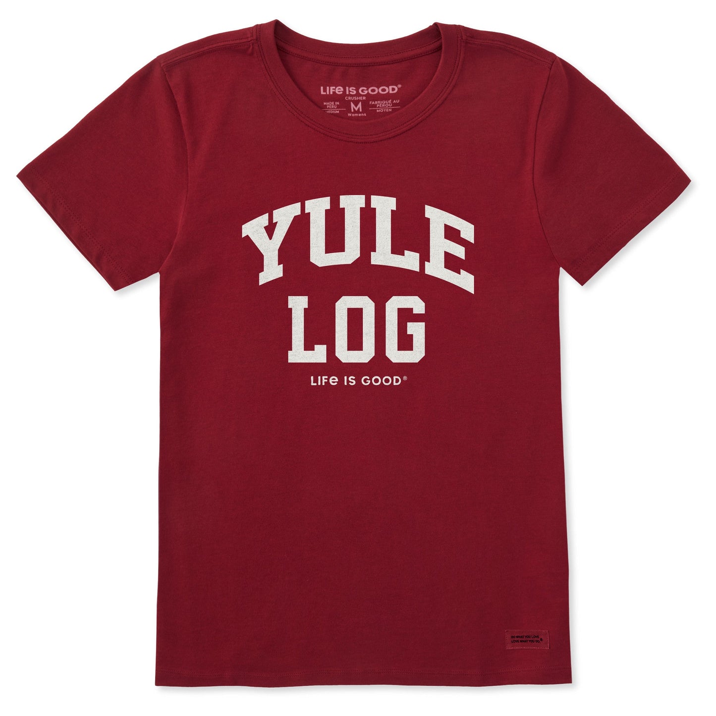 Women's Yule Log Arch Short Sleeve Crusher Tee