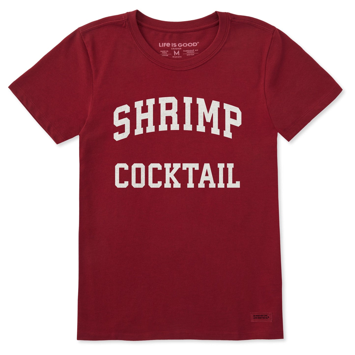 Women's Shrimp Cocktail Arch Short Sleeve Crusher Tee