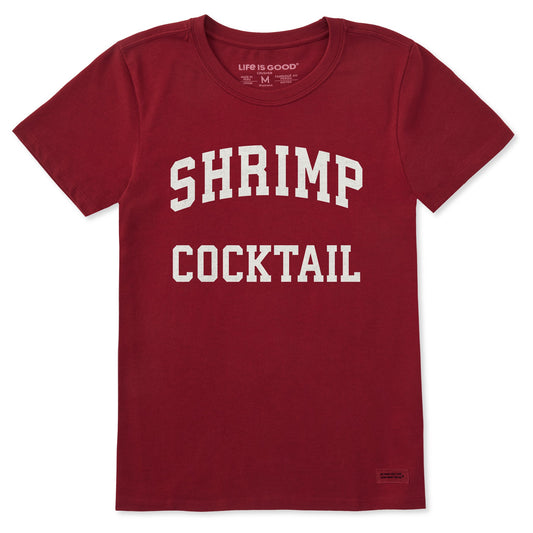 Women's Shrimp Cocktail Arch Short Sleeve Crusher Tee