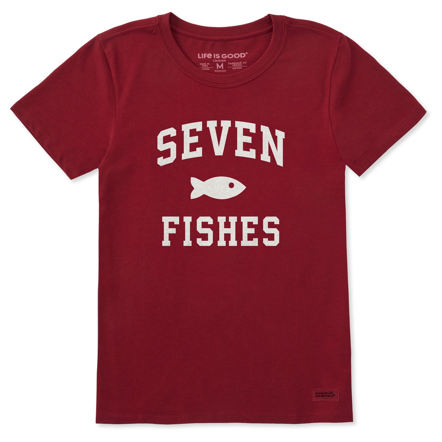 Women's Seven Fishes Arch Short Sleeve Crusher Tee