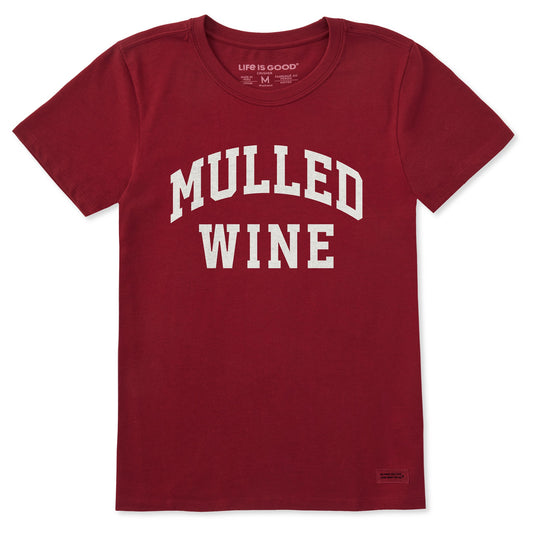 Women's Mulled Wine Arch Short Sleeve Crusher Tee