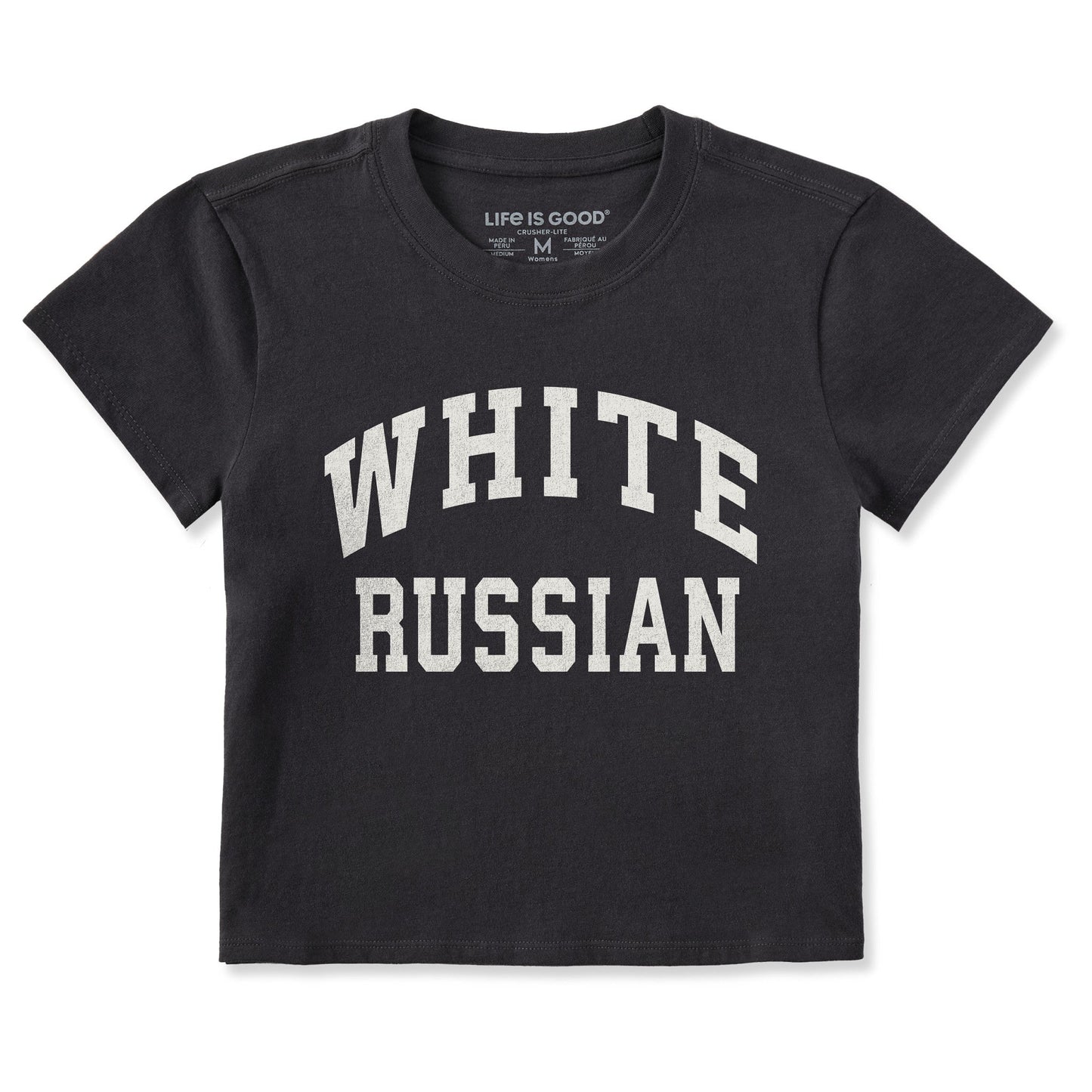 Women's White Russian Crusher-LITE Shrunken Tee