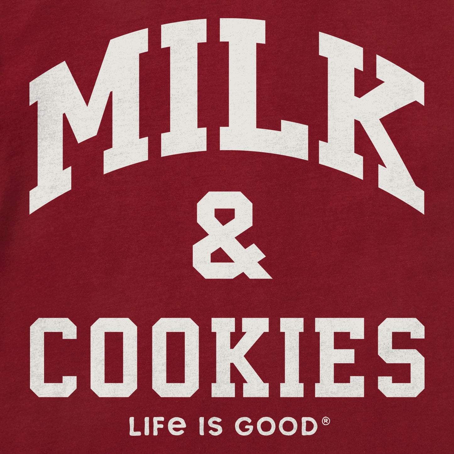 Milk & Cookies Arch Short Sleeve Toddler Crusher Tee