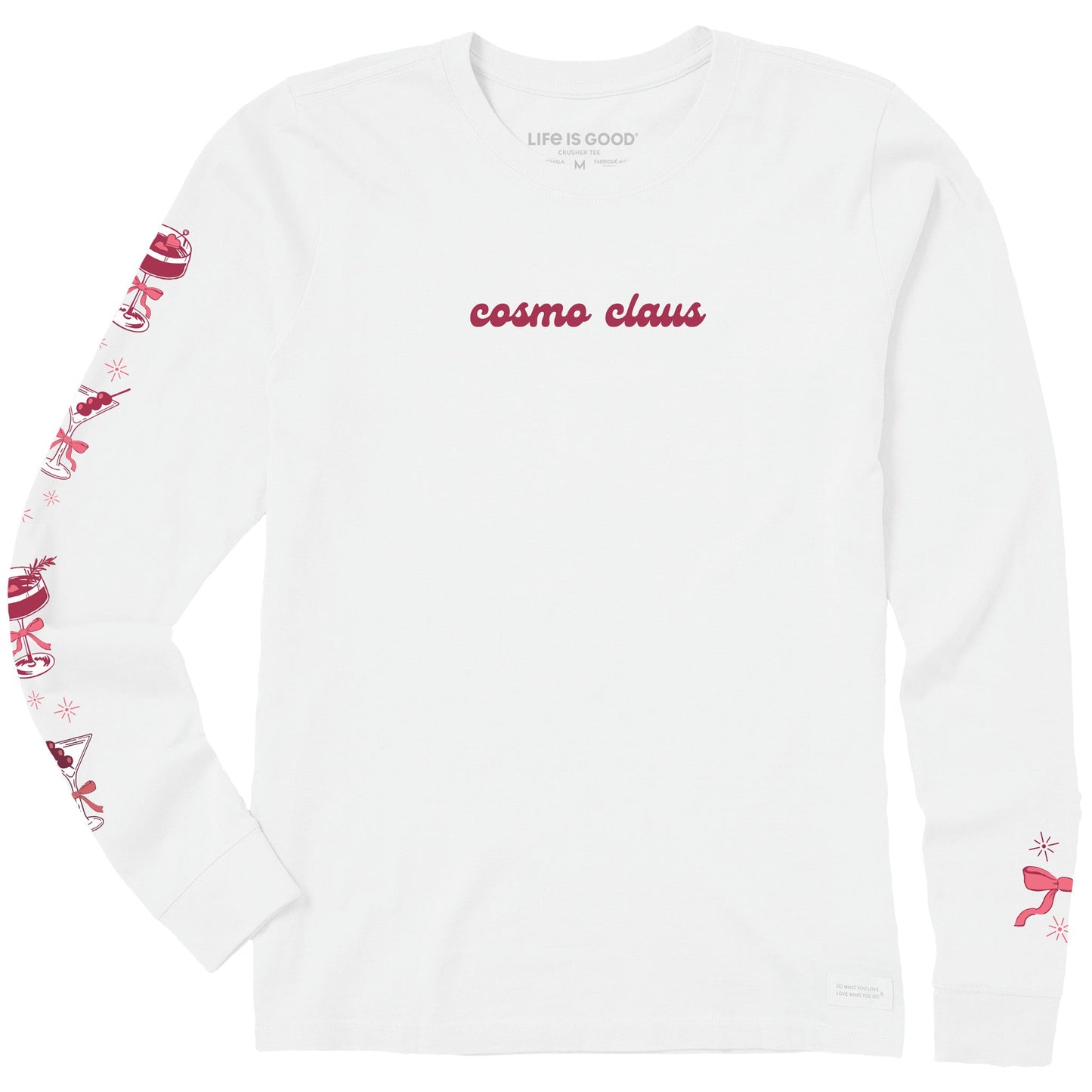 Women's Cosmo Claus Long Sleeve Crusher Tee
