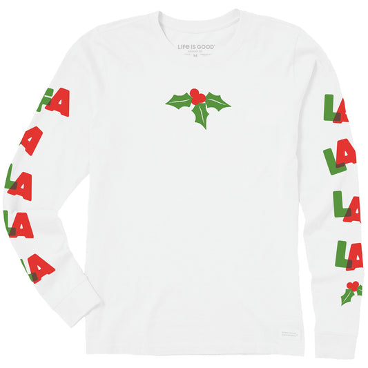 Women's Fa La La La La Long Sleeve Crusher Tee