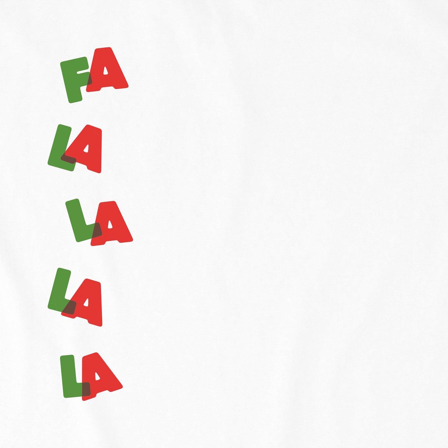 Women's Fa La La La La Long Sleeve Crusher Tee