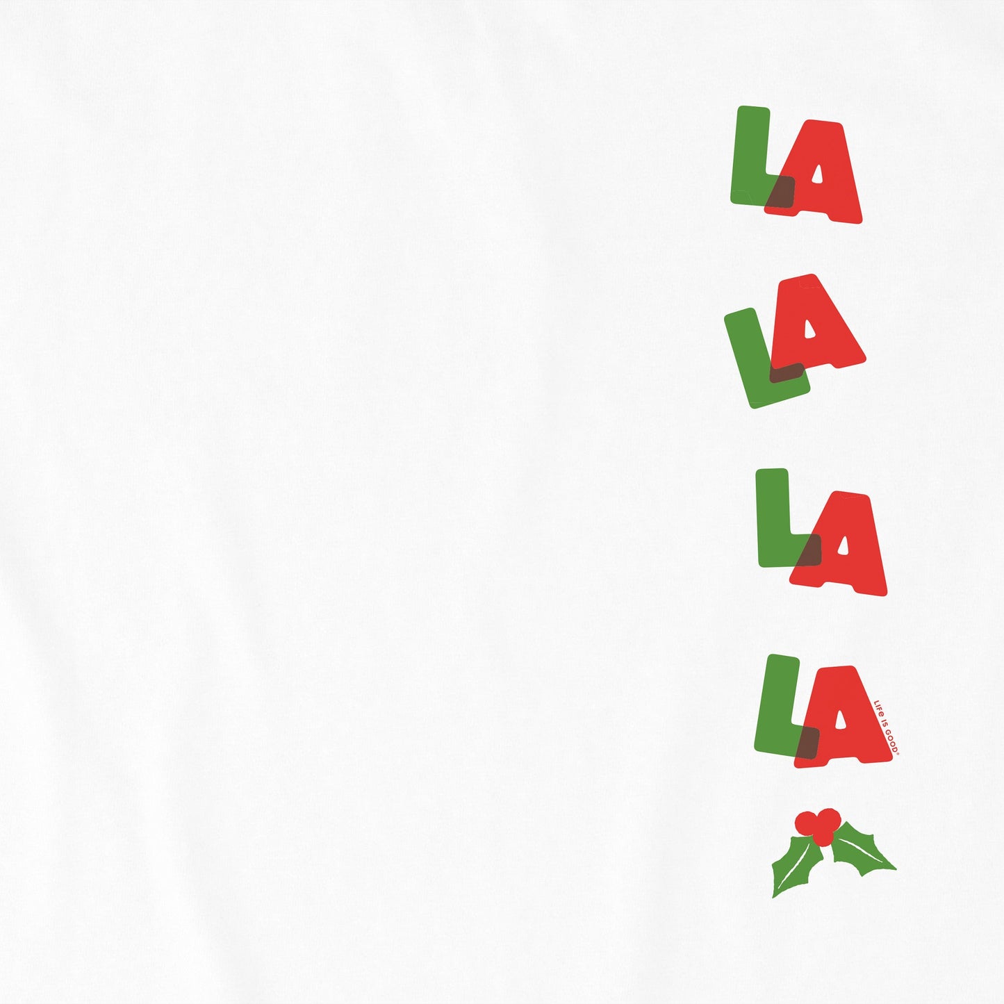 Women's Fa La La La La Long Sleeve Crusher Tee