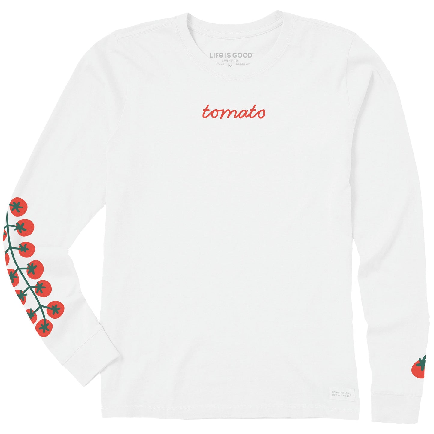 Women's Cherry Tomatoes Long Sleeve Crusher Tee