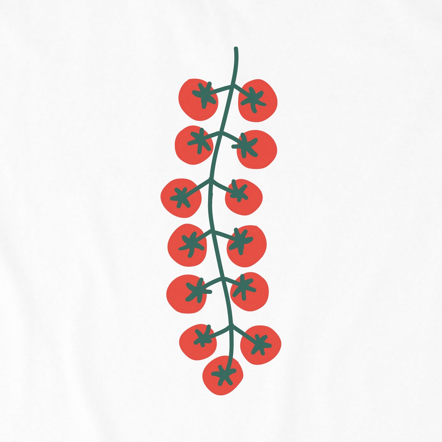 Women's Cherry Tomatoes Long Sleeve Crusher Tee