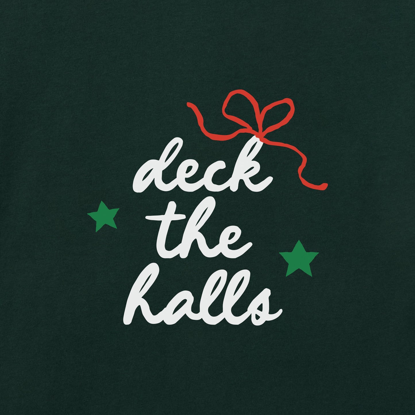 Women's Deck the Halls Ornaments Long Sleeve Crusher Tee