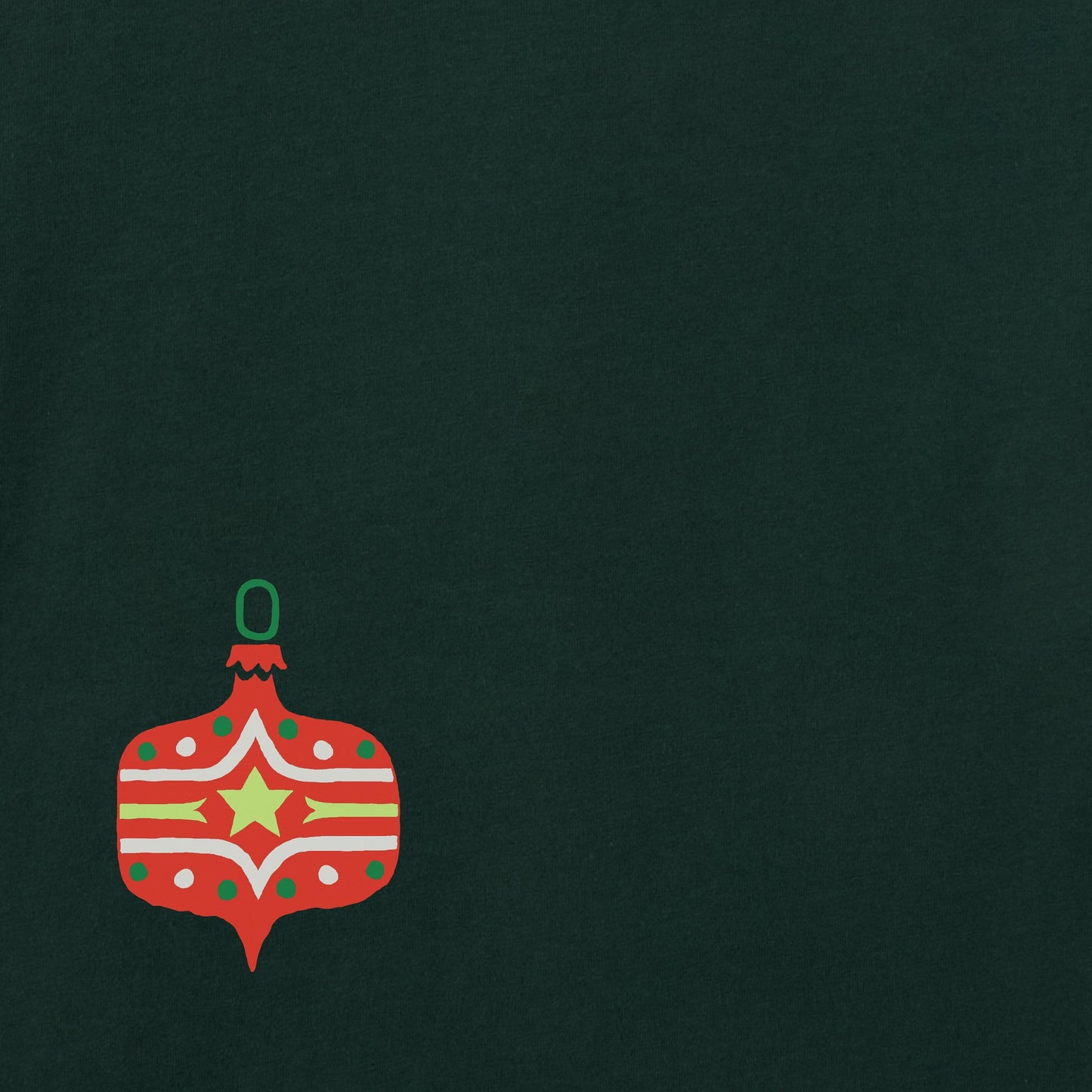 Women's Deck the Halls Ornaments Long Sleeve Crusher Tee