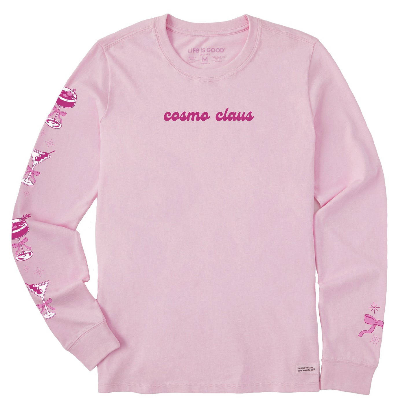 Women's Cosmo Claus Long Sleeve Crusher Tee